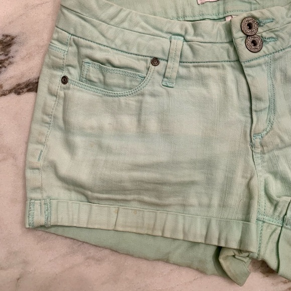 CANDIES • Mint Green Shorts, Size 3 - Picture 3 of 8